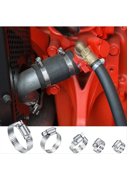 20 Parçalı Paslanmaz Çelik Hortum Kelepçeleri, 1/4-2 Inç (6-51MM) Ayarlanabilir Solucan Dişli Tüp Hortumu Kümeler Sıhhi Tesisat, Makine Için (Yurt Dışından) indirimleri