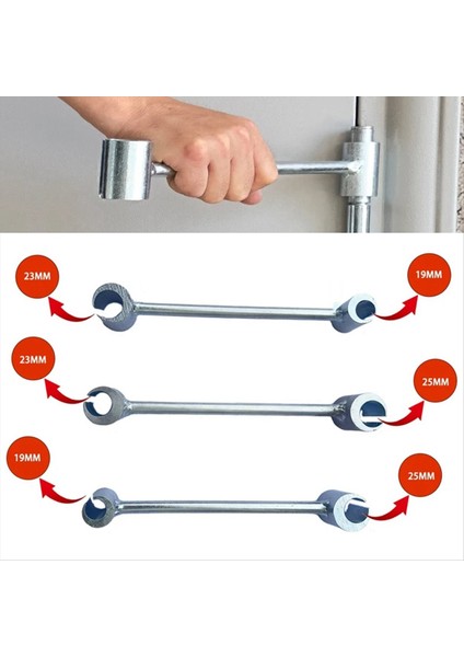 Menteşeler Ayarlama Anahtarı Çift Uçlu Hook Secner Secner Anahtar Yuvarlak Cıvata El Aletleri Ayarlanabilir Anahtar Araçları 19MM+25MM (Yurt Dışından) fiyatları