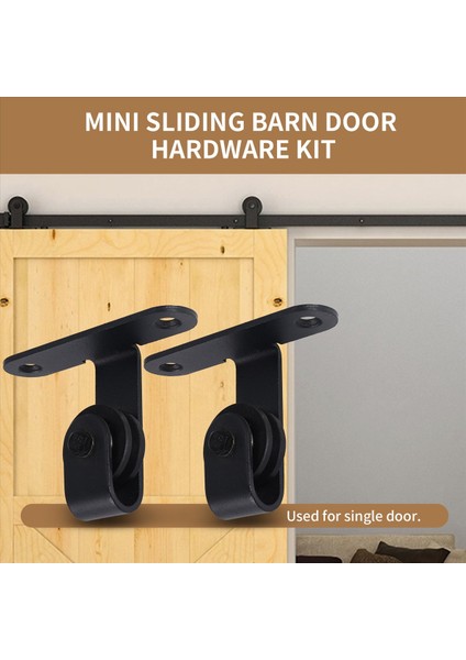 Sürgülü Barn Kapı Donanım Kitleri Üst Montajlı Asılı Demiryolu Askı Track Çelik Dolap Kapı Silindir Rayı Tek Door-B Için (Yurt Dışından) fırsatları