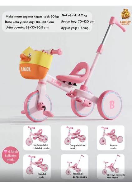 3 Tekerlekli Cocuk Bisikleti yanında sepet hediyeli😊😊 fiyatları