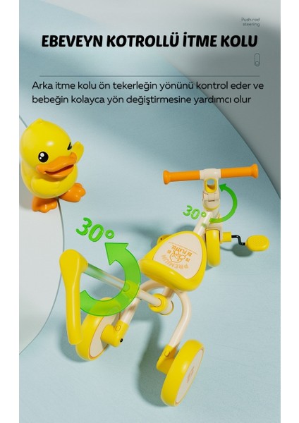 3 Tekerlekli Cocuk Bisikleti yanında sepet hediyeli😊😊 indirimleri