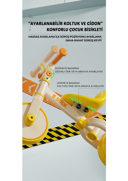 3 Tekerlekli Cocuk Bisikleti yanında sepet hediyeli😊😊