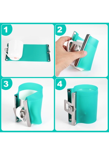 3pcs 3D Süblimasyon Yazıcı Silikon Kupa Sargılar Kelepçeler 11 Oz Kupa Silikon Kalıp Fikstürü 3D Süblimasyon Kupa Baskı (Yurt Dışından) fırsatları