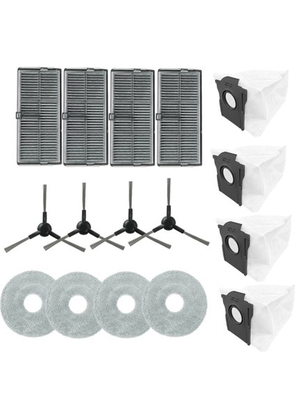 E30 Ultra / Trouver Süpürme Robotu Temizleyici Parçalarının Değiştirilmesi Için 16 Parça (Yurt Dışından) modelleri
