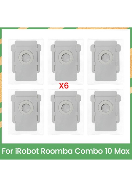 Combo 10 Max Yedek Parça Verimli Ev Temizlik Aksesuarları Için Vakum Toz Torbası 6 Adet (Yurt Dışından)