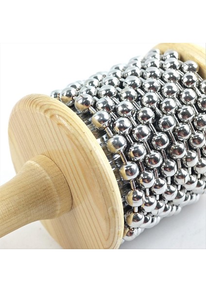 Çap 13.5cm Ahşap El Kabasa, Yetişkin Band Müzik Eğitimi Için Metal Boncuklu El Krankılı Perküsyon Enstrümanı (Yurt Dışından) fiyatları
