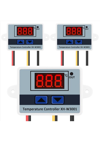 3pcs 220V 10A Dijital LED Sıcaklık Denetleyicisi Termostat Kontrol Anahtarı Prob (Yurt Dışından)