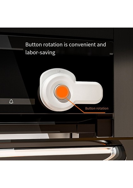 10PCS Güvenlik Kilitleri Fırın Kapısı Ev Mikrodalga Kapısı Anti-Açılış Toka Fixer Dinli Bebek Kilitleme Toka Koruyucu Kilitler (Yurt Dışından) fiyatları