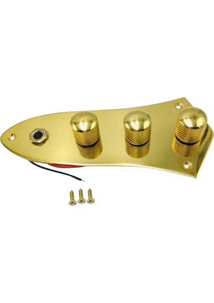 Caz Bas Kontrol Plakası Kablolu, Caz Bas Yerine Fender Için Kaplanmış Kablolu Yüklü Kontrol Plakası (Yurt Dışından)