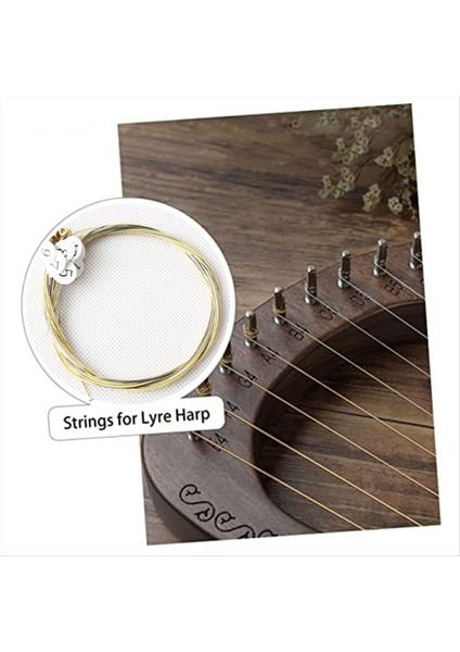 Bir Set 16 Lir Arp Dizesi Lir Harp Için Yedek Metal Dizesi (Yurt Dışından) indirimleri