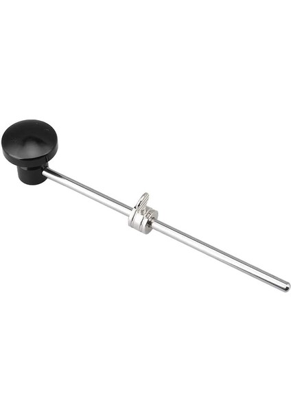 Bas Davul Çırpıcı Tekme Alüminyum Davul Ayak Pedalı Çırpıcı, Davul Parçası Perküsyon Enstrümanı (Siyah) Için Silikon Başlı (Yurt Dışından)