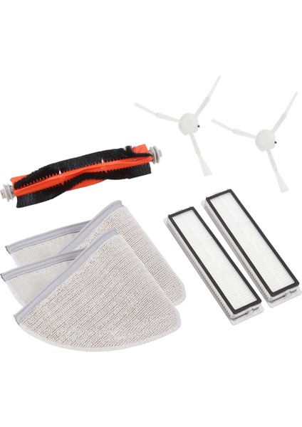 L10 Pro D9 Robot Süpürge Aksesuarları Ana Fırça Yan Filtre Paspas Bezi (Yurt Dışından)