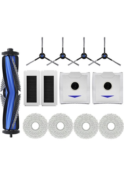 N30 Omni / Pro Robot Süpürge Yedek Parçaları Ana Yan Fırça Filtre Paspas Toz Torbası (Yurt Dışından)