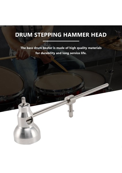 Silikon Kafa Davul Pedalı Çırpma Bas Duluşu Perküsyon Enstrüman Aksesuarları (Yurt Dışından) modelleri