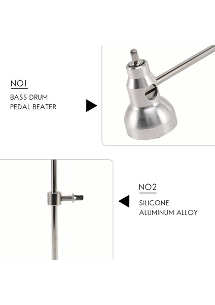 Silikon Kafa Davul Pedalı Çırpma Bas Duluşu Perküsyon Enstrüman Aksesuarları (Yurt Dışından) fırsatları