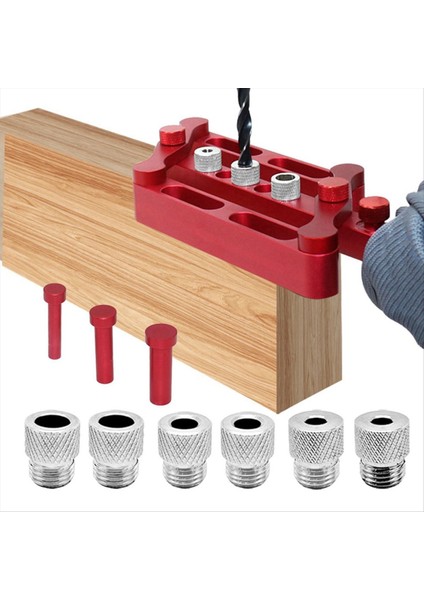 Kendini Merkezleme Dowelling Jig 6/8/10MM Dübel Jig, Ahşap Dübel Deliği Delme Kılavuzu Ahşap Işleme Konumlandırıcı Bulucu (Yurt Dışından) fiyatları
