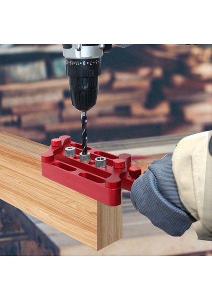 Kendini Merkezleme Dowelling Jig 6/8/10MM Dübel Jig, Ahşap Dübel Deliği Delme Kılavuzu Ahşap Işleme Konumlandırıcı Bulucu (Yurt Dışından) modelleri