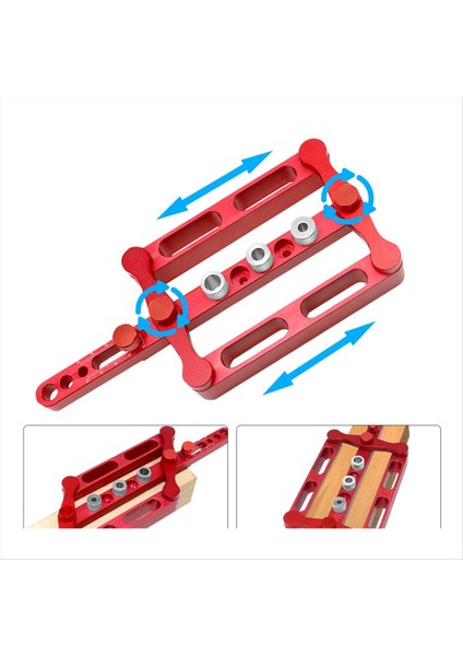 Kendini Merkezleme Dowelling Jig 6/8/10MM Dübel Jig, Ahşap Dübel Deliği Delme Kılavuzu Ahşap Işleme Konumlandırıcı Bulucu (Yurt Dışından) indirimleri