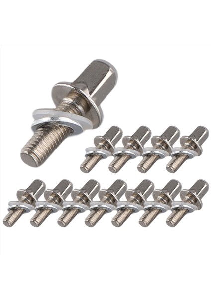 12PCS Davul Gerginlik Çubukları Gerginlik Vidaları Bas Davul Vidaları Set Bas Trampet Davul Aksesuarları Davul Donanımı M5X15MM (Yurt Dışından) modelleri