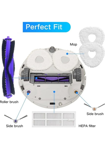 Freo J3 Elektrikli Süpürge Yedek Parça Aksesuar Kiti Için Ana Fırça Yan Filtresi (Yurt Dışından) fiyatları