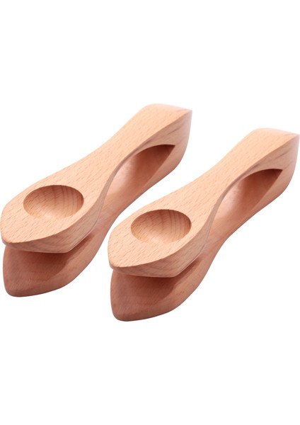 2pcs Ahşap Müzik Kaşıkları Halk Perküsyon Enstrümanı Doğal Ahşap Müzik Kaşıkları Geleneksel Perküsyon Kaşıkları Müzikal (Yurt Dışından)