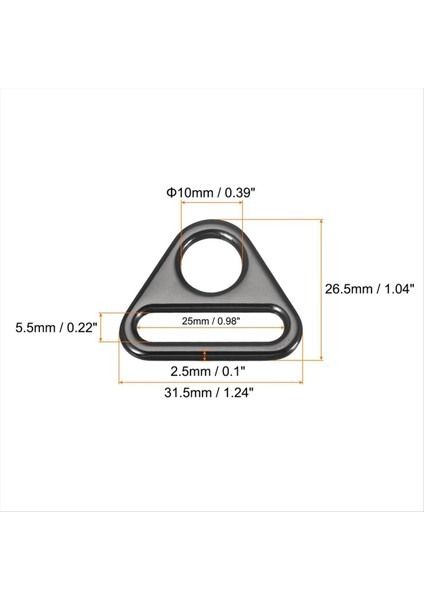 Üçgen Toka Ayarlayıcı, Üçgen D Halka Ayarı, Dokuma Için Çubuk Döner Kelepçe ile Okulu Torbası Kayış Dokuma (Yurt Dışından) fiyatları