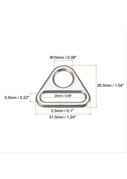 Üçgen Toka Ayarlayıcı, Üçgen D Halka Ayarı, Dokuma Için Çubuk Döner Kelepçe ile Okulu Torbası Kayış Dokuma (Yurt Dışından) fırsatları