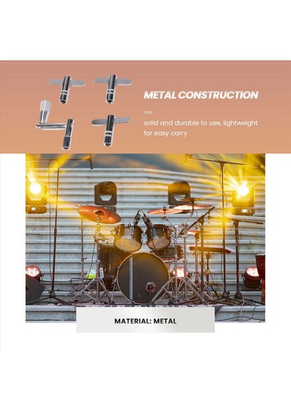 Drum Keys 4 Paket Davul Ayarlama Anahtarı Sürekli Hareket Hızı Anahtar Tuşu Anahtarları Davulcular Için Parçalar (Yurt Dışından) fiyatları