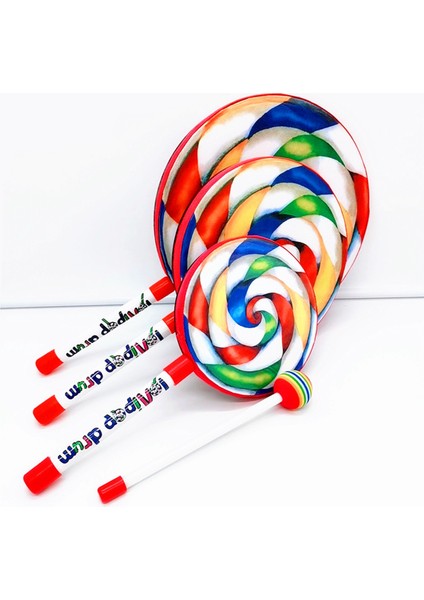 Orff Instruments Lollipop Davulları 6/8/10 Inç Üç Boy (Yurt Dışından) fiyatları