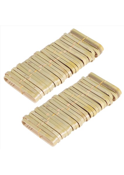 50PCS Maşa Tek Kullanımlık Pişirme Aletleri Mini Bambu Maşa Pişirme Için Doğal Tost Maşaları (Yurt Dışından) fiyatları