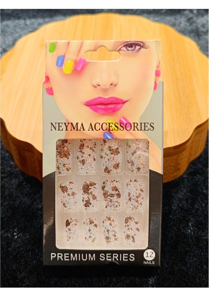 Lüks Simli Figürlü Takma Tırnak fiyatları