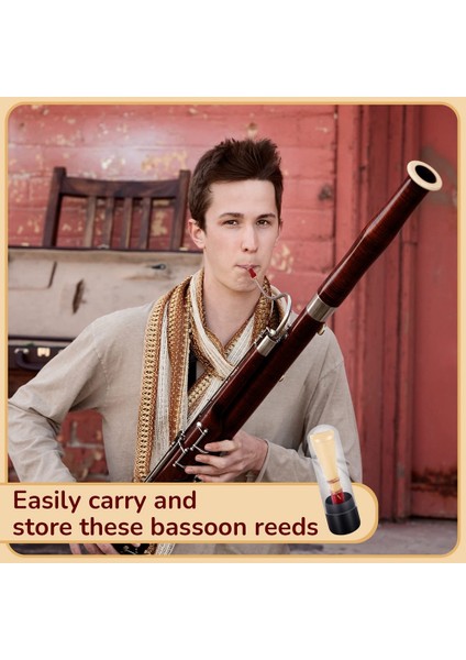 5 Pcs Bozluk Reed ile 1 Bozluk Reed Koruyucu Kılıf Kılıfı Fabrikası Reed Orta Yumuşak Fagot Kazan (Yurt Dışından) modelleri