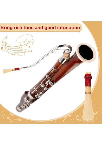 5 Pcs Bozluk Reed ile 1 Bozluk Reed Koruyucu Kılıf Kılıfı Fabrikası Reed Orta Yumuşak Fagot Kazan (Yurt Dışından) fırsatları