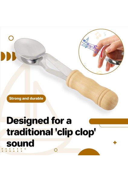 Ahşap Saplı Ahşap Saplı Enstrüman ile Müzikal Kaşık Enstrümanı Irlanda Perküsyon Enstrümanı (Yurt Dışından) indirimleri