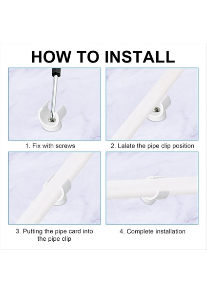 150 Pcs Pex Boru Kelepçesi Klipsi 1/2 Inç 3/4 Inç U Kanca Pex Kelepçeleri Pvc Su Borusu Destek Tutucu Soketi Pex Klipsleri Askılar (Yurt Dışından) modelleri