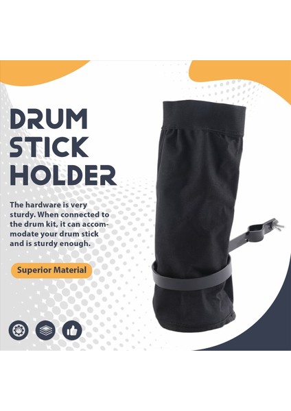 Naylon Konteyner Torbası, Davul Çubuğu Tutucu Baget Çanta, Çubuk Tutucu Torbası Üzerinde Davul Seti Kelepçesi (Yurt Dışından) fırsatları