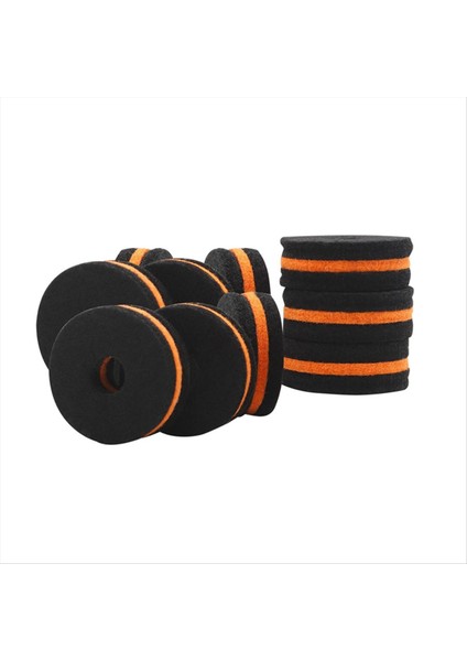 10 Adet Raf Davul Parçası Siyah-Turuncu Çift Renkli Saç Pedi, Zil Standı Davul Set Parçaları Için Keçe Yıkayıcıları, Davul Parçaları (Yurt Dışından) indirimleri