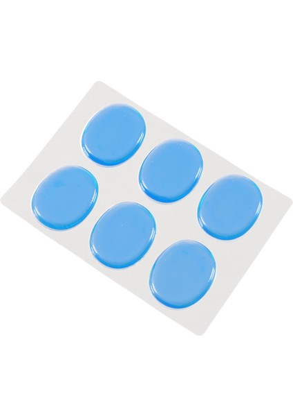 6pcs/set Trampet Drum Sessiz Pad Drum Damper Jel Pedler Trampet Tom Drum Muffler Sessiz Şeffaf Perküsyon Enstrüman Aksesuarları (Mavi) (Yurt Dışından) indirimleri