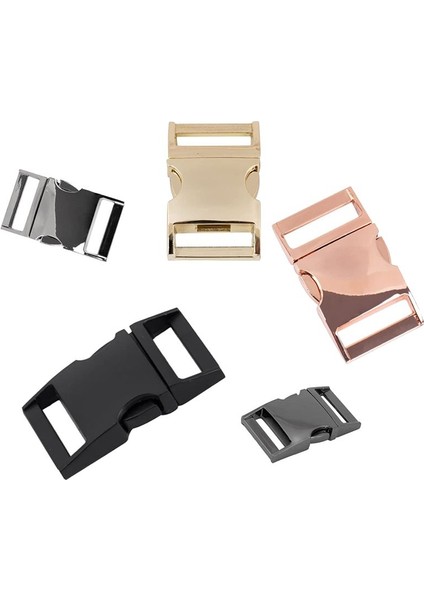 6pcs Paracord Bileklik Tokaları 6pcs Metal Hızlı Serbest Bırakma Tokaları Kemer Tokası, 1 Inç Siyah (Yurt Dışından) fiyatları