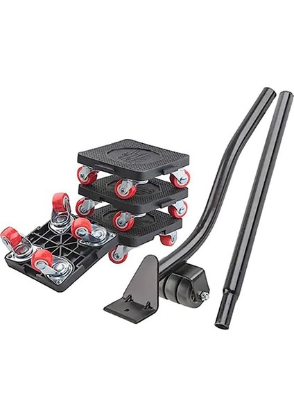 Mobilya Hareketli Aracı, 880 Lbs, 4 Tekerlek ve Taşınabilir Asansör, Mobilya, Buzdolabı, Kanepeler Siyahı Için (Yurt Dışından)