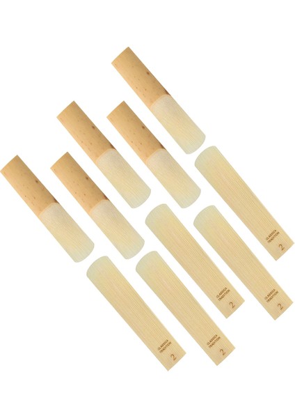 10PCS Klarnet Klarnet Kamış Sazlık Enstrüman Aksesuarları Sertlik-2.0 (Yurt Dışından) fırsatları