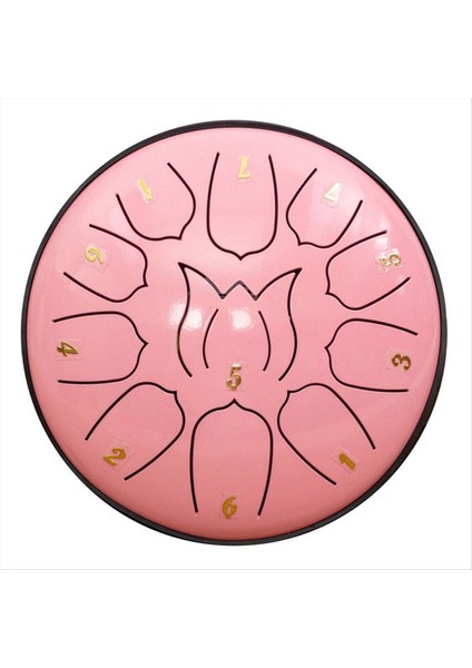 Pembe 10 Inç 11 Tonlu Açık Yağmur Davul, Bahçe Yağmur Davul, Yağmur Çakra Davul, Eterik Davul, El Davul (Yurt Dışından)