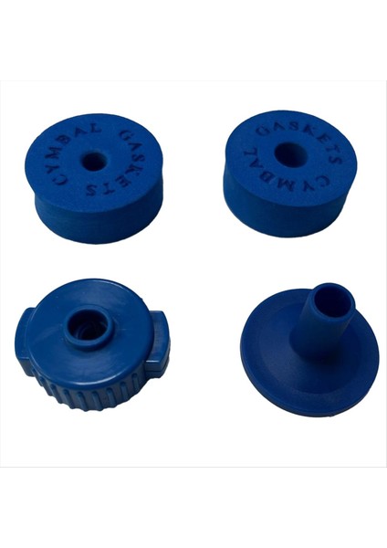 Mavi Zil Koruma Pamuk Keçe Sünger Ped Zil Çıtır Serbest Bırakma Kapağı Hızlı Serbest Bırakma Davul Set Aksesuarları (Yurt Dışından)