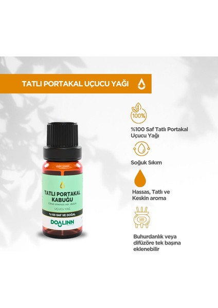 Tatlı Portakal Kabuğu Uçucu Yağı 10 ml