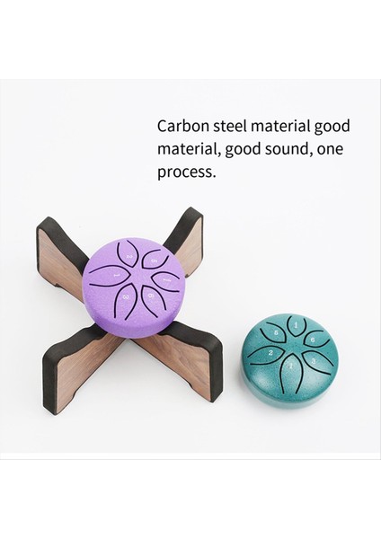 3 Inç 6 Tonlu Çelik Dil Davul Mini El Tava Davulları Davullu Perküsyon Müzik Aletleri Davul Sarı (Yurt Dışından) indirimleri