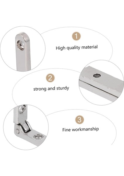 Ahşap Takı Mücevher Puro Kutu Menteşesi Nikel 6 / 180 Derece fırsatları