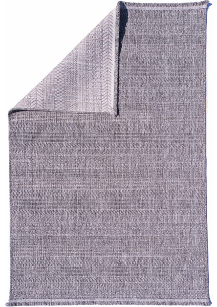 Aden Native Hasır Dokuma Halı | Makinede Yıkanabilir | Modern Halı | Salon, Mutfak Halısı| Gri | NAT01