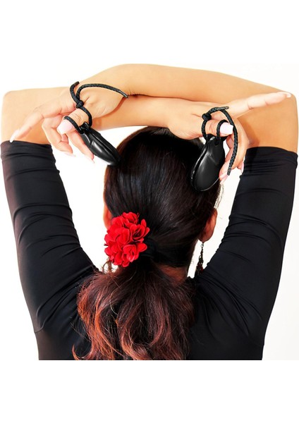4pcs Ispanyol Kastetetler Geleneksel Flamenko Castetets Ahşap El Perküsyon Castanets Yeni Başlayan C Için Müzik Enstrümanı (Yurt Dışından) fiyatları