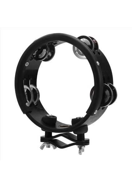 Drum Circle Çift Sıralı Çıngırak Drum Halkalar Tef Davul Tamborin Perküsyon Müzik Aletleri Siyah (Yurt Dışından) fiyatları