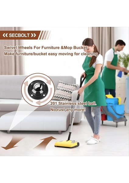 Güncellenmiş Kendinden Yapışkan Tekerlek Tekerlekleri 8 Paket, 201 Paslanmaz Çelik Çubuk Tekerlekler (Yurt Dışından) indirimleri